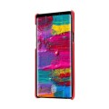 Eleganckie skórzane etui typu plecki Galaxy Note 9 - czerwone
