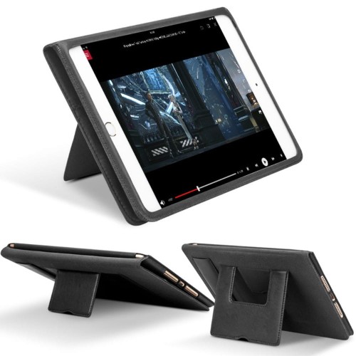 QIALINO Skórzany Pokrowiec Etui do iPad Mini 4 czarny
