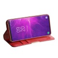 Klasyczne skórzne etui z klapką DZGOGO Royale II do Galaxy Note 9 - czerwone
