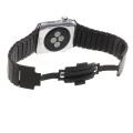 XINCUCO Stalowa Bransoleta Panelowa do Apple Watch 38mm czarna