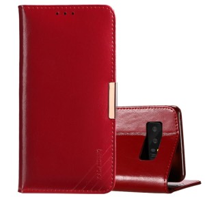 Skórzane Eleganckie Etui KLD skóra do Samsung Galaxy Note 8 czerwone