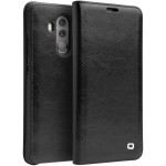 Klasyczne etui QIALINO Mate 10 Pro  skóra czarne