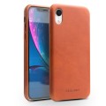QIALINO Skórzane Etui Plecki iPhone XR 6.1 brązowe