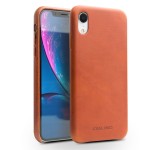 QIALINO Skórzane Etui Plecki iPhone XR  6.1 brązowe