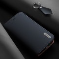 Dux Ducis Skórzane Etui Pokrowiec do iPhone XR 6.1 granatowy