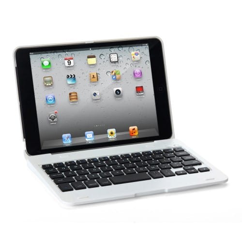 Klawiatura Bezprzewodowa Bluetooth iPad Mini 1 2 3 biała
