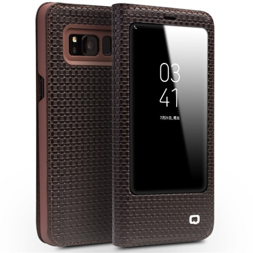 Skórzane etui Qialino Samsung Galaxy S8