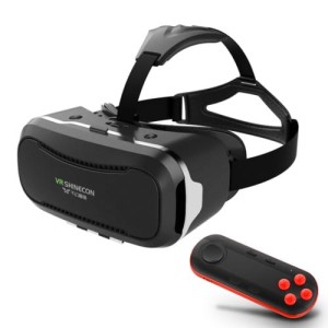 Gogle VR SHINECON 2.0 3D z kontrolerem czarne