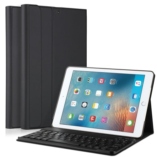 Etui Klawiatura Bezprzewodowa iPad 9.7 2017 iPad 9.7 2018 czarna