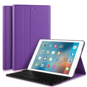 Etui Klawiatura Bezprzewodowa iPad 9.7 2017/2018 fioletowa
