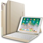 Etui Klawiatura Bezprzewodowa do iPad 9.7 2018/ 2018 złota