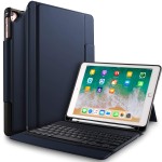 Etui Klawiatura Bezprzewodowa do iPad 9.7 2018/ 2018 granatowa