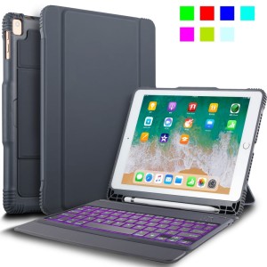 Podświetlana Klawiatura Bezprzewodowa do iPad Pro 9.7/ iPad Air 2 szara