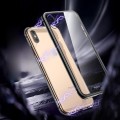 ROCK Magnetyczna Metalowa Ramka + Szkło Hartowane do iPhone XS Max czarna