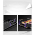 ROCK Magnetyczna Metalowa Ramka + Szkło Hartowane do iPhone XS Max czarna