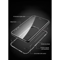 ROCK Magnetyczna Metalowa Ramka + Szkło Hartowane do iPhone XS Max czarna