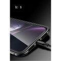 ROCK Magnetyczna Metalowa Ramka + Szkło Hartowane do iPhone XR czarna