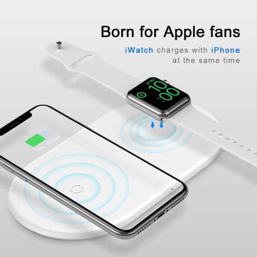 BASEUS 2w1 Ładowarka Indukcyjna do iPhone Apple Watch