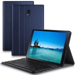 Etui Klawiatura Bluetooth Samsung Galaxy Tab A 10.5  T590 T595 granatowa