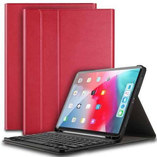 Etui Klawiatura Bezprzewodowa do iPad Pro 11 Apple Pencil Slot czerwona