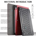Etui Klawiatura Bezprzewodowa do iPad Pro 11 Apple Pencil Slot czerwona