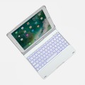 Obrotowa Podświetlana Klawiatura do iPad 9.7 2017/ iPad 9.7 2018 srebrna