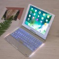 Obrotowa Podświetlana Klawiatura do iPad 9.7 2017/ iPad 9.7 2018 srebrna