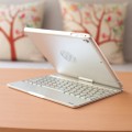 Obrotowa Podświetlana Klawiatura do iPad 9.7 2017/ iPad 9.7 2018 srebrna