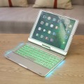 Obrotowa Podświetlana Klawiatura do iPad 9.7 2017/ iPad 9.7 2018 srebrna