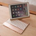 Obrotowa Podświetlana Klawiatura do iPad 9.7 2017/ iPad 9.7 2018 złoty