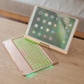 Obrotowa Podświetlana Klawiatura do iPad 9.7 2017/ iPad 9.7 2018 złoty