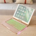 Obrotowa Podświetlana Klawiatura do iPad 9.7 2017/ iPad 9.7 2018 złoty