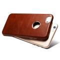 ICARER Skórzane Etui Plecki iPhone 6S Plus / iPhone 6 Plus brązowe