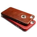 ICARER Skórzane Etui Plecki iPhone 6S Plus / iPhone 6 Plus brązowe