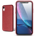 QIALINO Skórzane Etui Plecki iPhone XR 6.1 czerwone