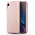 QIALINO Skórzane Etui Plecki iPhone XR 6.1 różowe