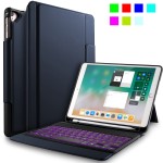 Podświetlana Klawiatura Bezprzewodowa do iPad 9.7 2018 granatowa