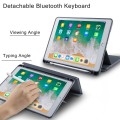 Podświetlana Klawiatura Bezprzewodowa do iPad 9.7 2018 szara