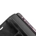 QIALINO Skórzane Etui Pokrowiec iPhone XS Max czarny