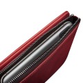 Etui Skórzany Portfel QIALINO do iPhone Samsung Huawei czerwony