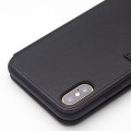 QIALINO Skórzany Pokrowiec do iPhone XS / iPhone X czarny