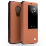 QIALINO Skórzane Etui Pokrowiec HUAWEI Mate 20 brązowe