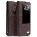 QIALINO Skórzane Etui Pokrowiec HUAWEI Mate 20 czekoladowe