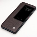 QIALINO Skórzane Etui Pokrowiec HUAWEI Mate 20 czekoladowe