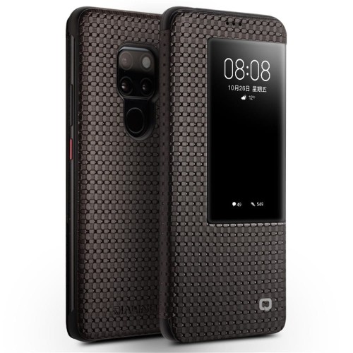 QIALINO Pokrowiec Etui Smart Cover Huawei Mate 20 brązowe