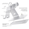Aluminiowy Stojak Ładowarka Stand do Apple Watch iPhone Airpods srebrny