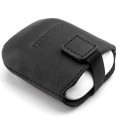 QIALINO Skórzane Etui Pokrowiec do AirPods czarne