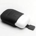 QIALINO Skórzane Etui Pokrowiec do AirPods czarne