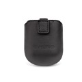 QIALINO Skórzane Etui Pokrowiec do AirPods czarne