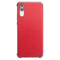 QIALINO Skórzane Eleganckie Etui Huawei P20 czerwone